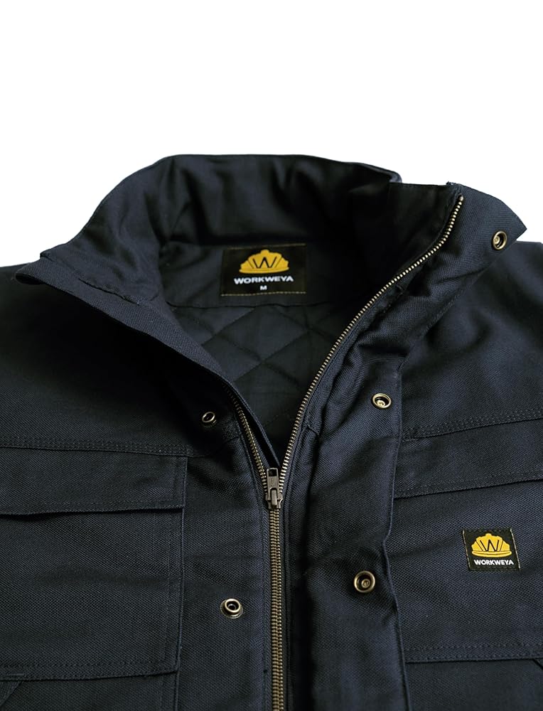 Amazon.com: WORKWEYA Flame Resistant Coat FR Insulated Duck